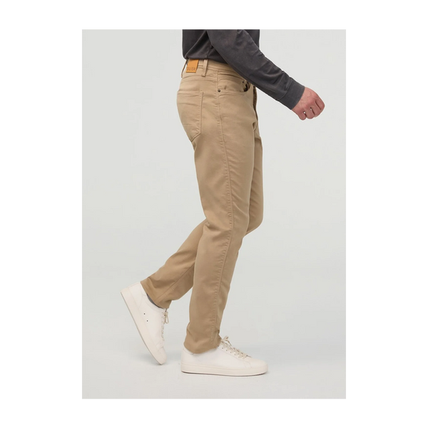 DUER Men's No Sweat Athletic Taper Desert Khaki
