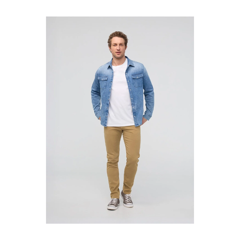 DUER Men's No Sweat Slim Taper Camel Main image