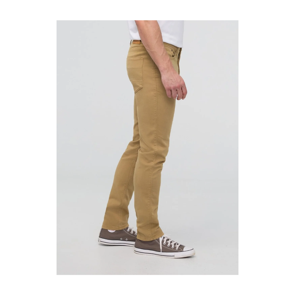 DUER Men's No Sweat Slim Taper Camel