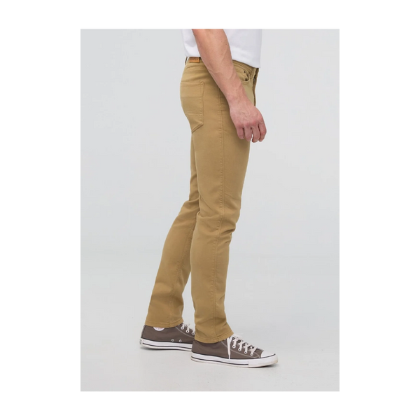 DUER Men's No Sweat Slim Taper Camel