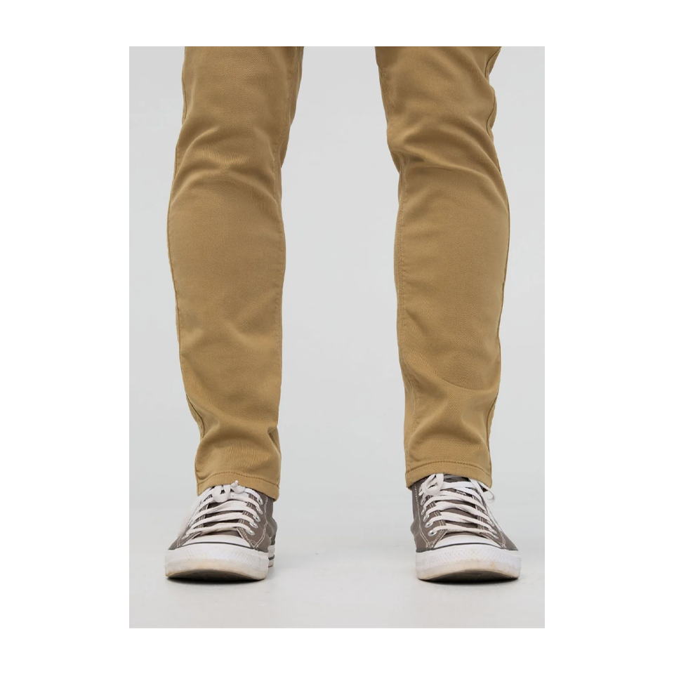 DUER Men's No Sweat Slim Taper Camel