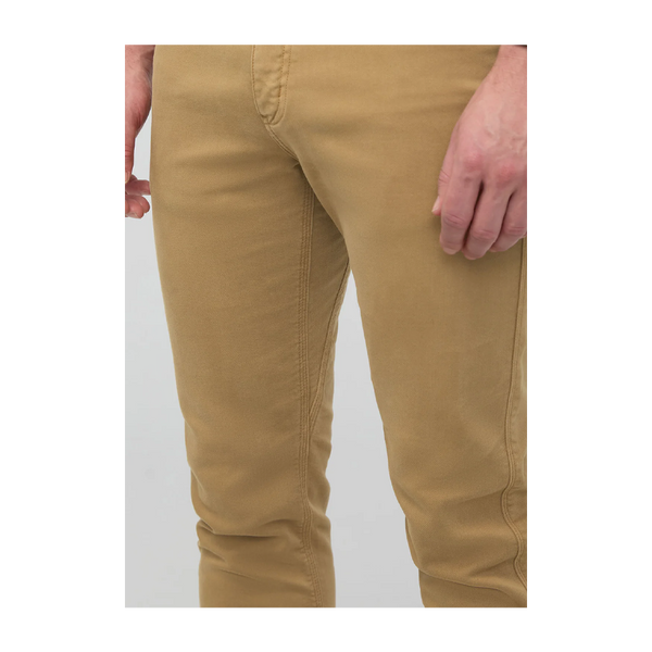 DUER Men's No Sweat Slim Taper Camel