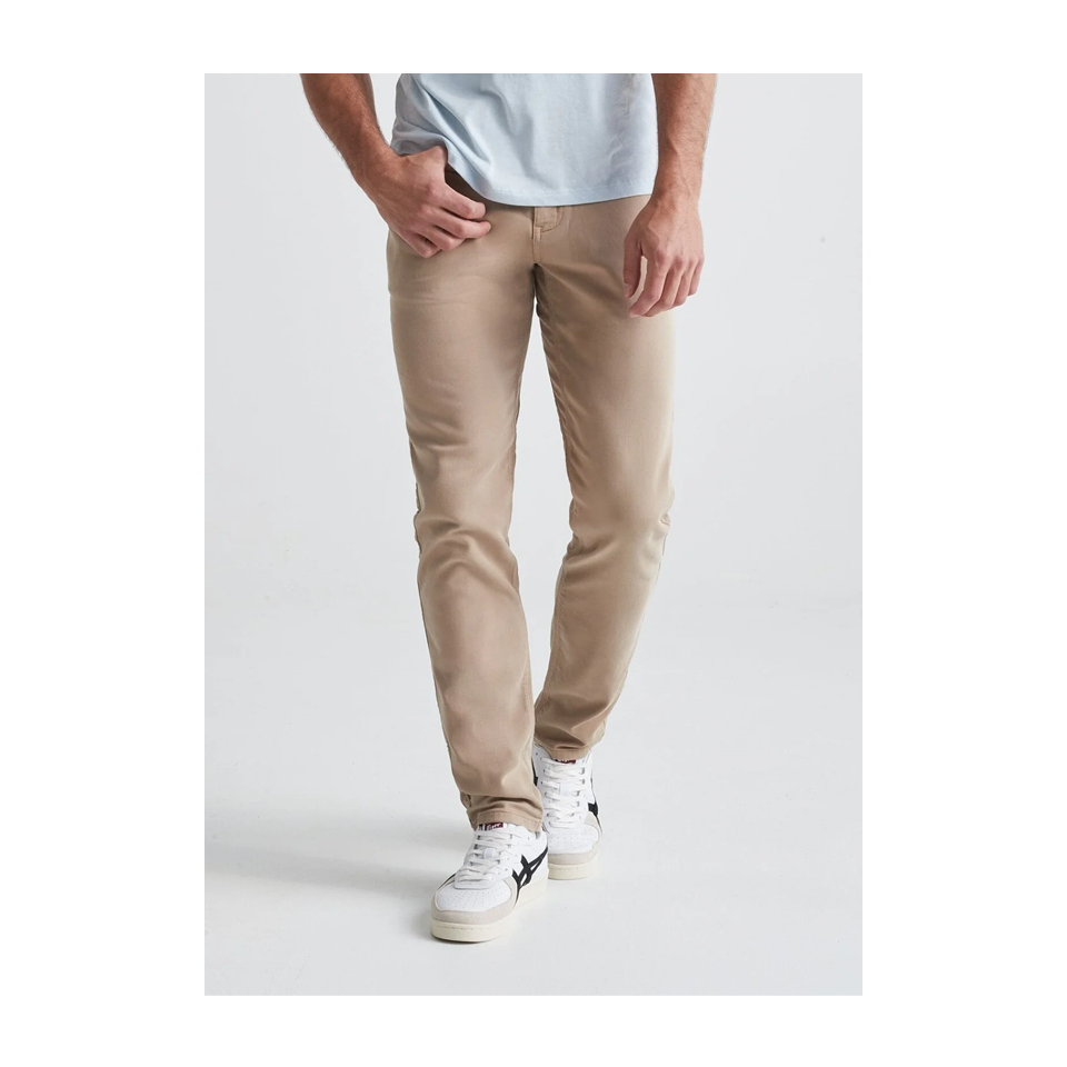 DUER Men's No Sweat Slim Taper Desert Khaki