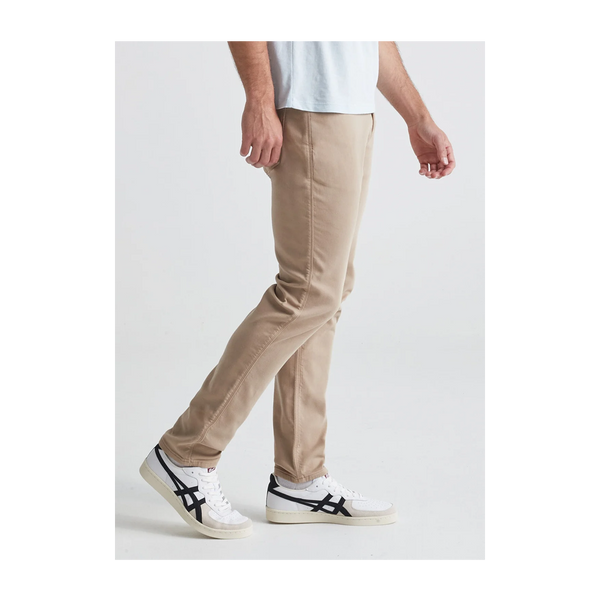 DUER Men's No Sweat Slim Taper Desert Khaki