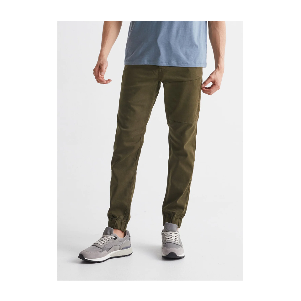 DUER Men s No Sweat Jogger Army Green Play Stores Inc