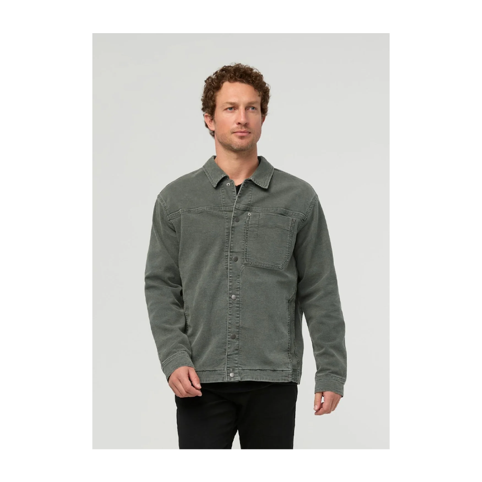 DUER Men's Stretch Canvas Work Jacket Thyme