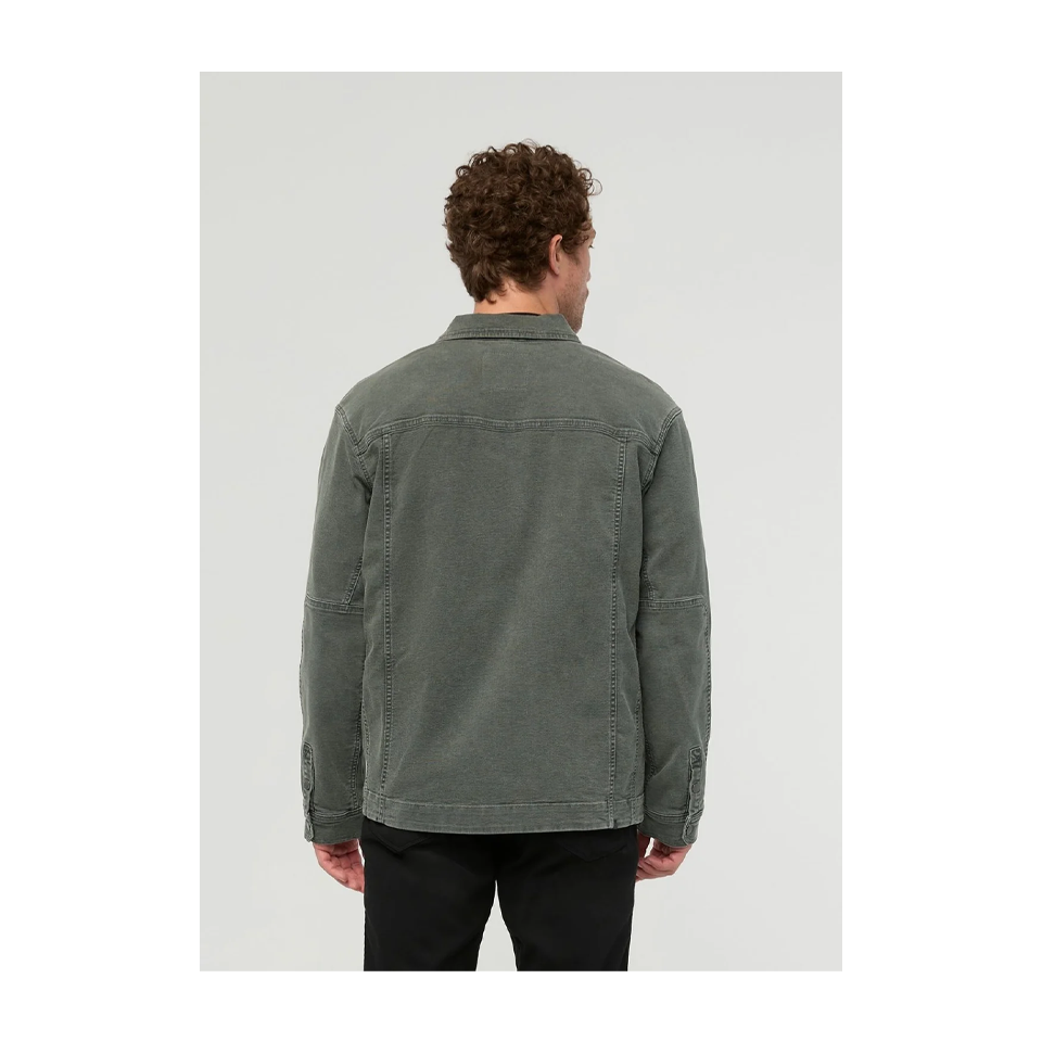 DUER Men's Stretch Canvas Work Jacket Thyme