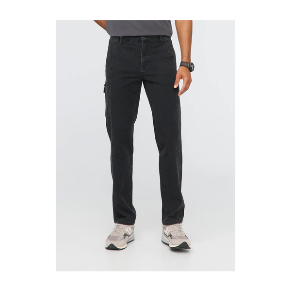 DUER Men's Stretch Canvas 7 Pocket Pant Black