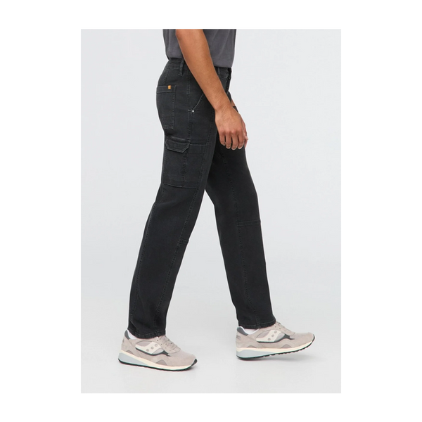 DUER Men's Stretch Canvas 7 Pocket Pant Black