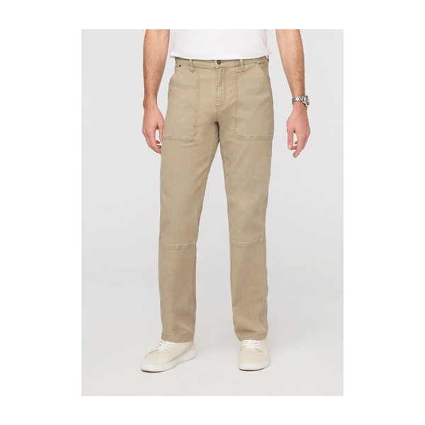 DUER Men's Stretch Canvas Utility Pant Tan
