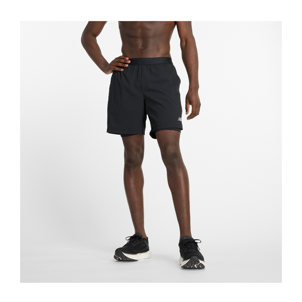New Balance Men's AC Lined Short 7" Black