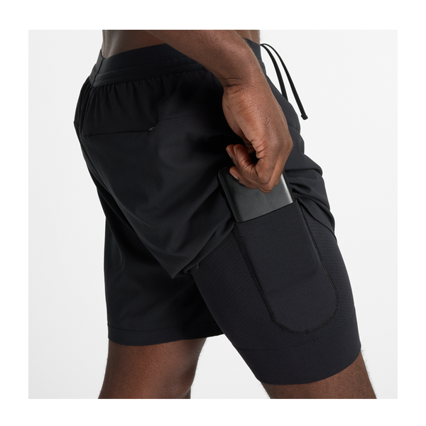 New Balance Men's AC Lined Short 7" Black
