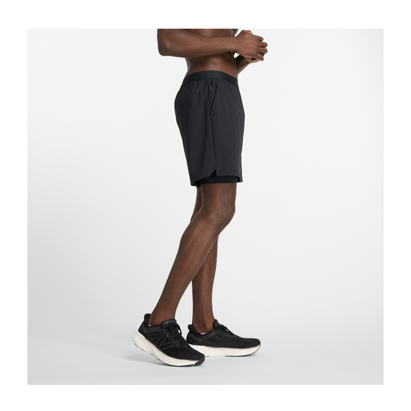 New Balance Men's AC Lined Short 7" Black