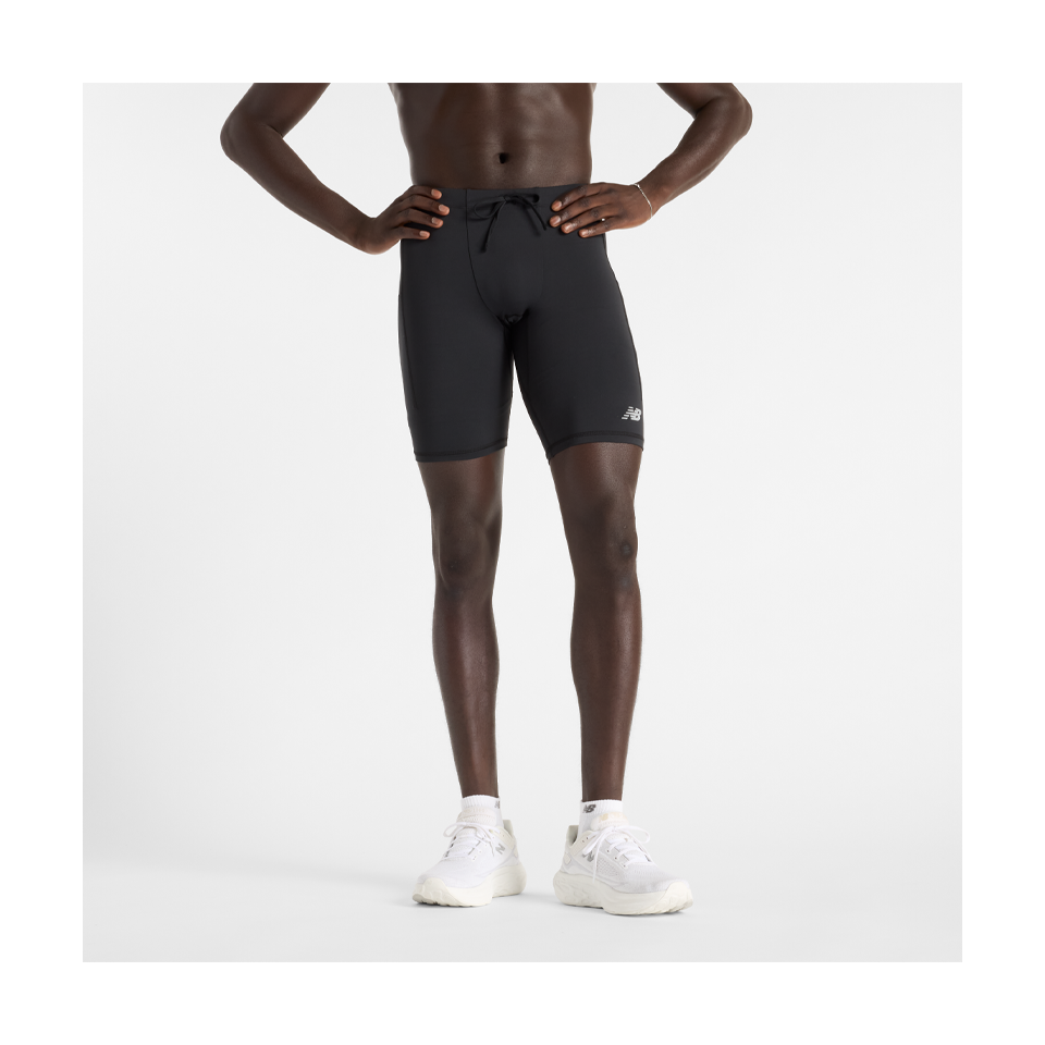 New Balance Men's RC Pocket Half Tight 9" Black