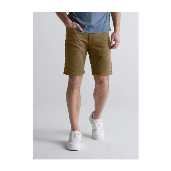 DUER Men's No Sweat Short Slim Tobacco