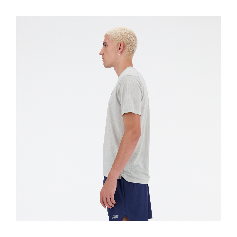 New Balance Men's RC Essential T-Shirt Athletic Grey