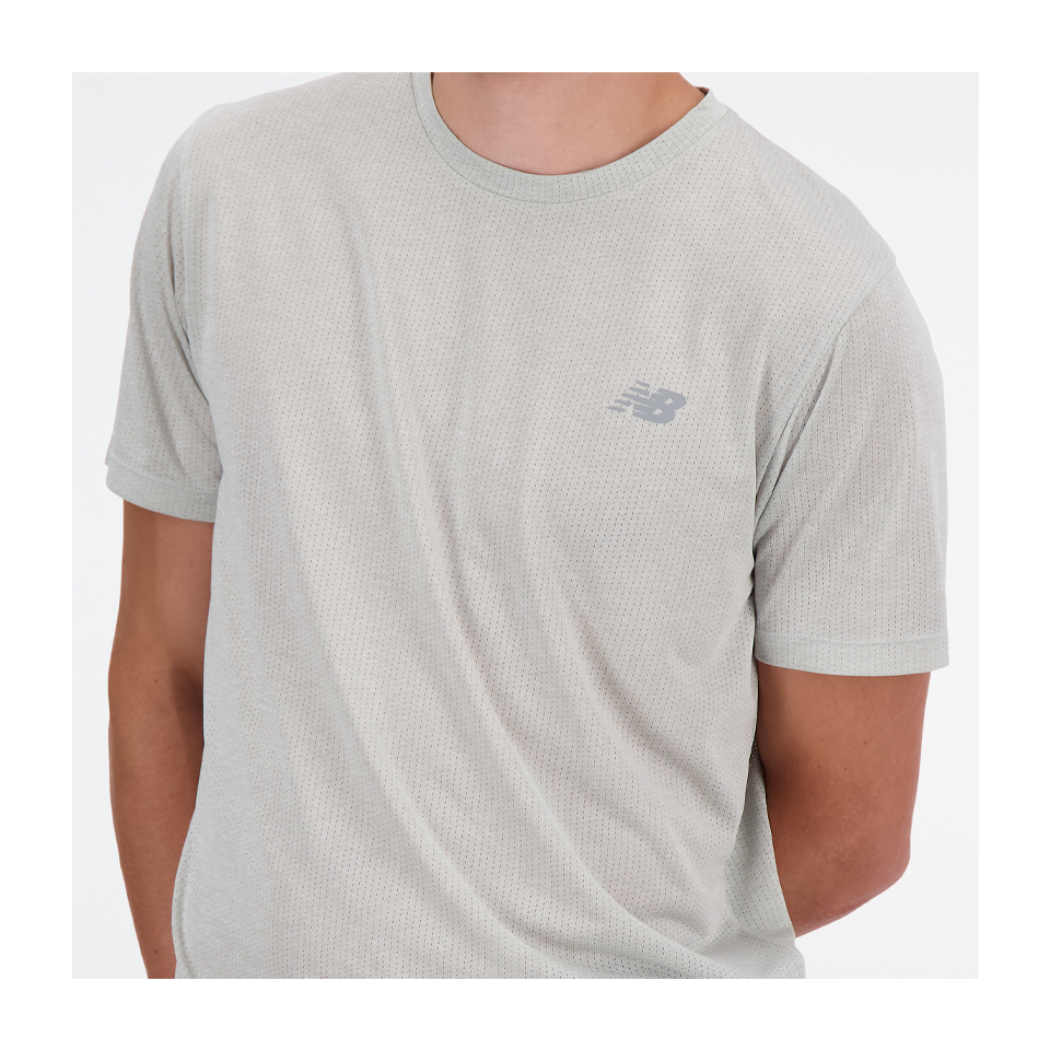 New Balance Men's RC Essential T-Shirt Athletic Grey