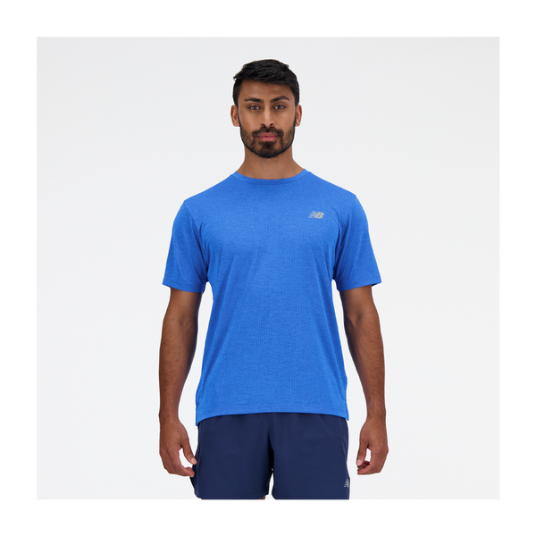 New Balance Men's Athletics T-Shirt Blue Oasis
