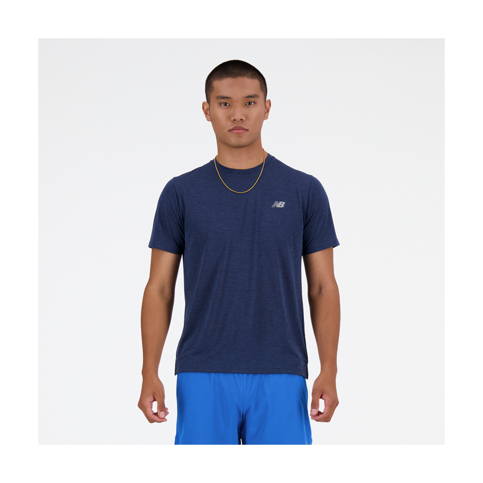 New Balance Men's RC Essential T-Shirt Blue