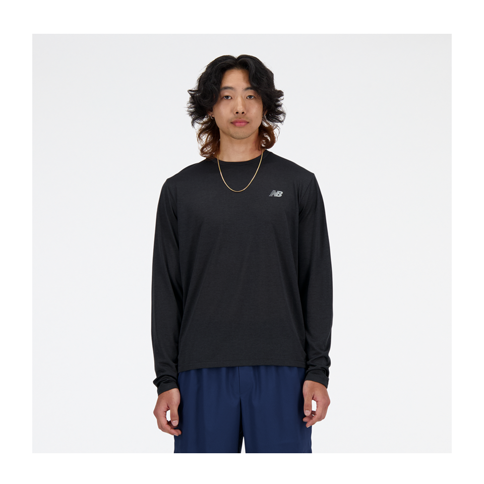New Balance Men's Athletics Long Sleeve Black