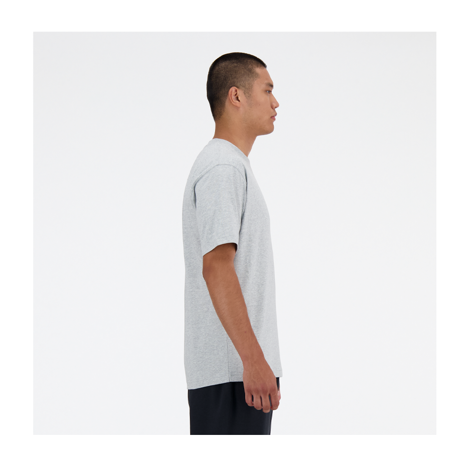 New Balance Men's Sport Essentials Cotton T-Shirt Athletic Grey