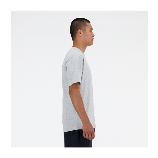New Balance Men's Sport Essentials Cotton T-Shirt Athletic Grey