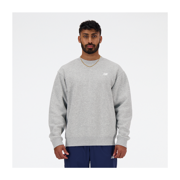 New Balance Men's Sport Essentials Fleece Crew Athletic Grey