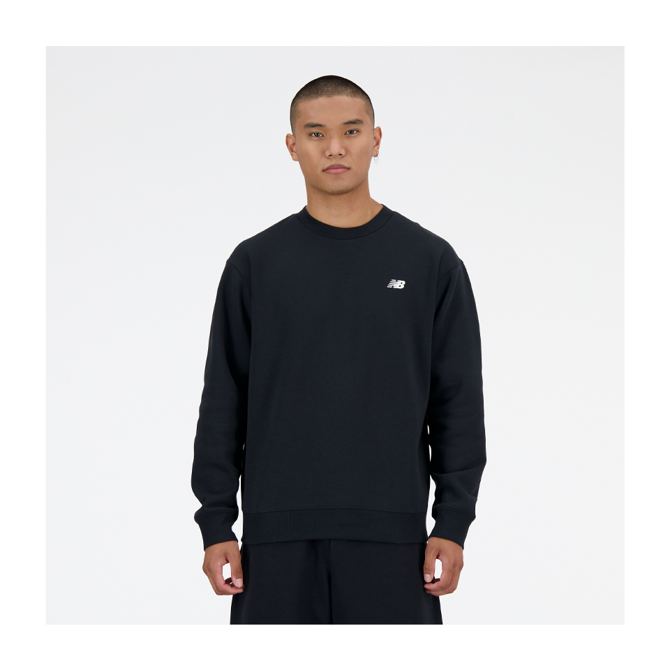 New Balance Men's Sport Essentials Fleece Crew Black