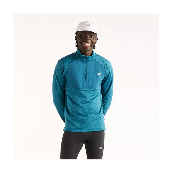 New Balance Men's RC Essential Heat Grid 1/2 Zip Streamsong