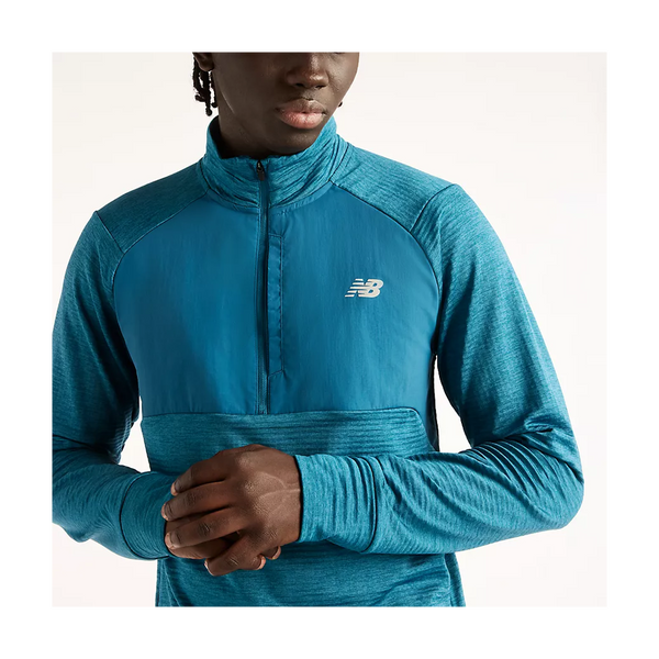 New Balance Men's RC Essential Heat Grid 1/2 Zip Streamsong