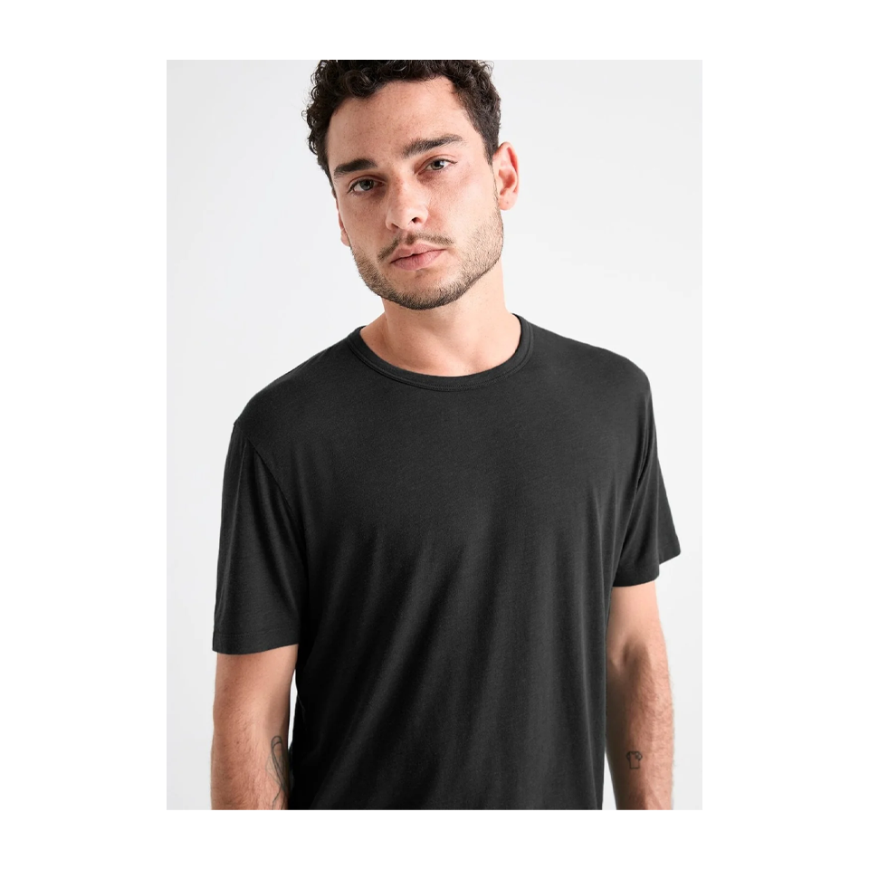 DUER Men's PurePima Only Tee Black