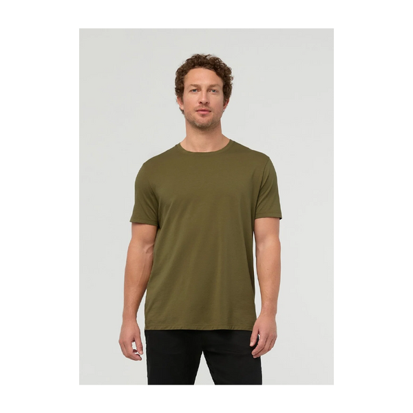 DUER Men's PurePima Only Tee Olive