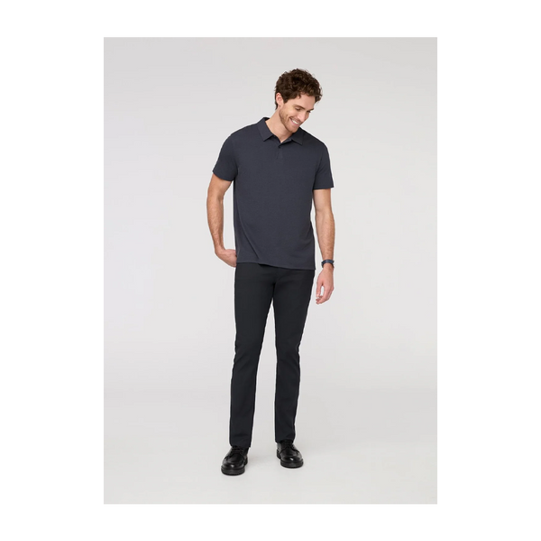 DUER Men's Air Flow Pique Polo Navy