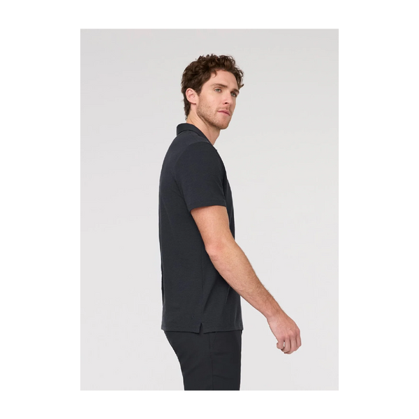 DUER Men's Air Flow Pique Polo Navy