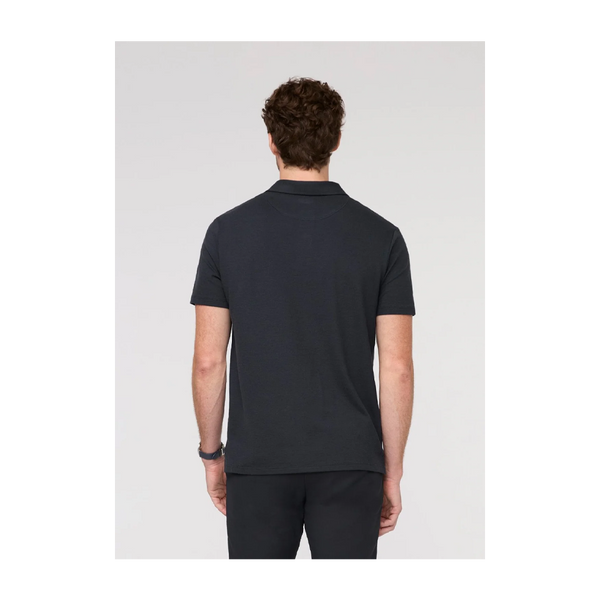 DUER Men's Air Flow Pique Polo Navy