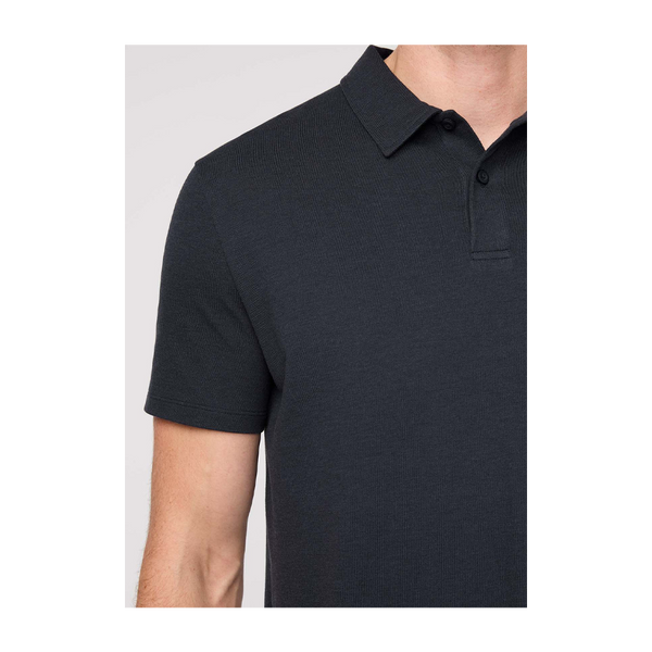 DUER Men's Air Flow Pique Polo Navy