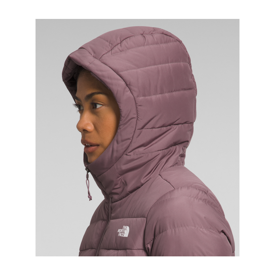 North face women's down jacket with hood hot sale