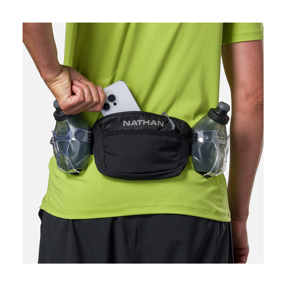 Nathan Trail Mix Plus 3.0 Hydration Belt Black/Reflective Silver