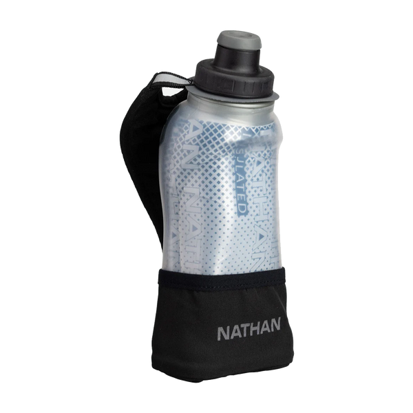 Nathan QuickSqueeze Lite Insulated Handheld 12oz Black/Marine Blue