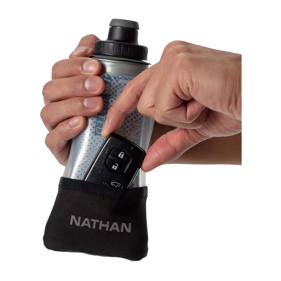 Nathan QuickSqueeze Lite Insulated Handheld 12oz Black/Marine Blue