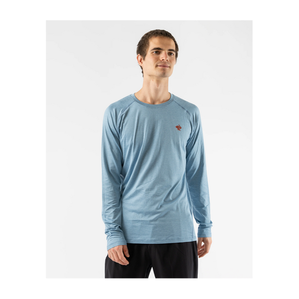 rabbit Men's EZ Tee LS Blue Mountain Spring