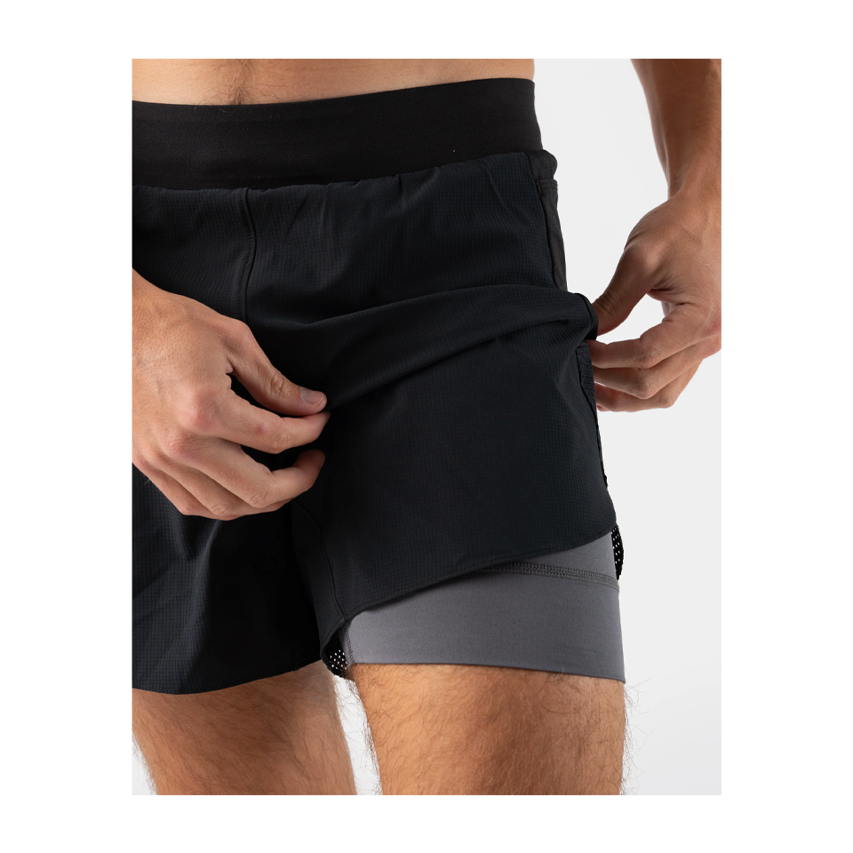 rabbit Men s FKT 2.0 2 in 1 5 Black Play Stores Inc