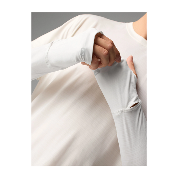 rabbit Men's UPF Sleeves Snow White