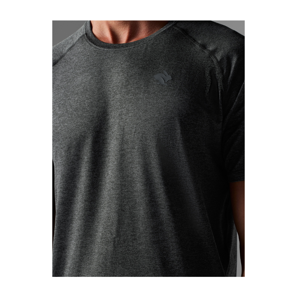 rabbit Men's EZ Tee SS Charcoal Heather