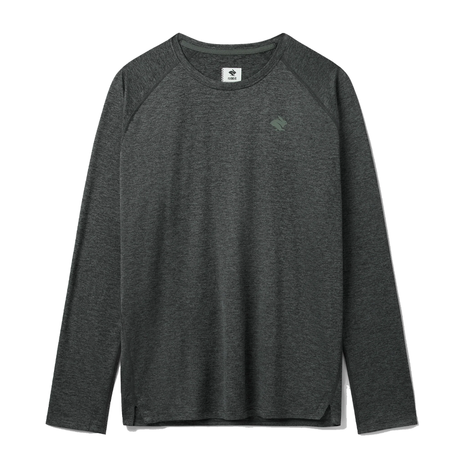 rabbit Men's EZ Tee LS Black Charcoal Main image
