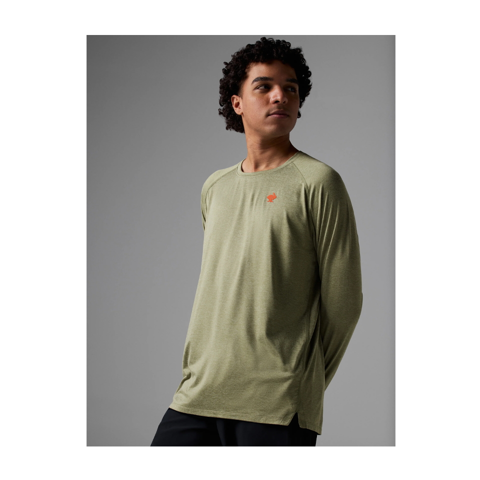 rabbit Men's EZ Tee LS Pale Brown Secondary image