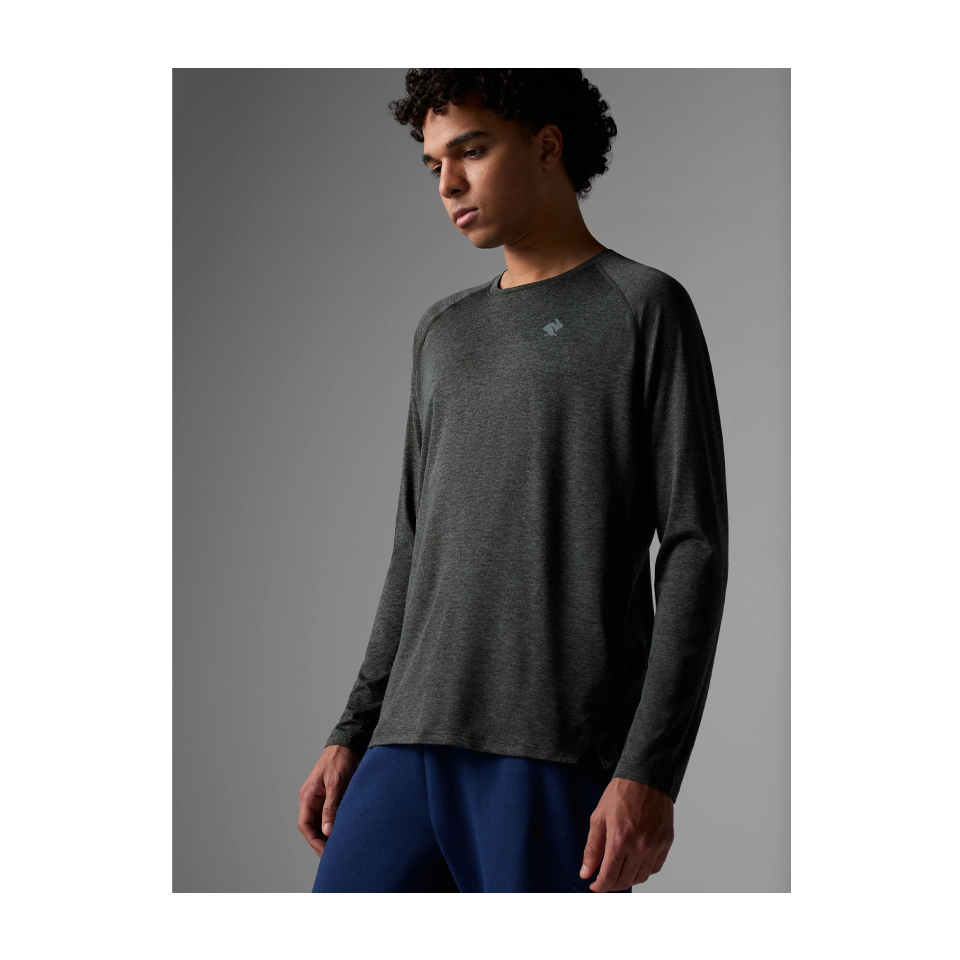 rabbit Men's EZ Tee LS Black Charcoal