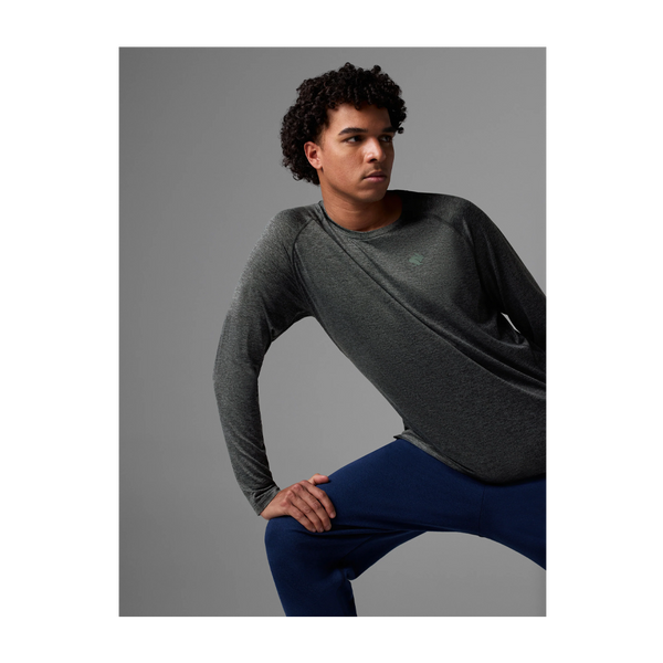 rabbit Men's EZ Tee LS Black Charcoal