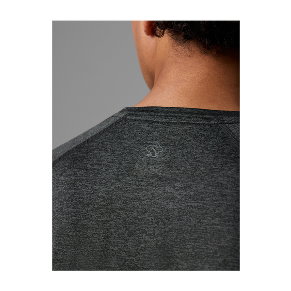 rabbit Men's EZ Tee LS Black Charcoal