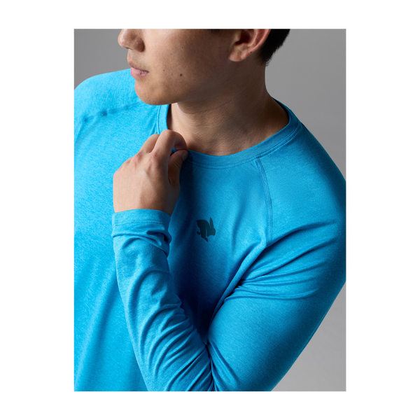 rabbit Men's EZ Tee LS Atomic Blue